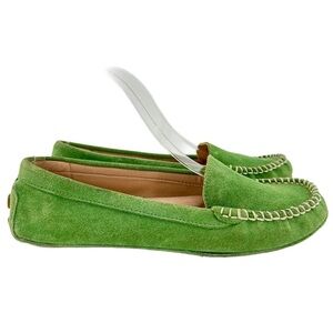 Lands end womens flats size 6 36 Kelly suede old money driving loafers coastal